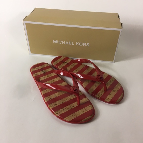 Michael Kors Jet Set Thong Flip Flop Sandals - Picture 2 of 8